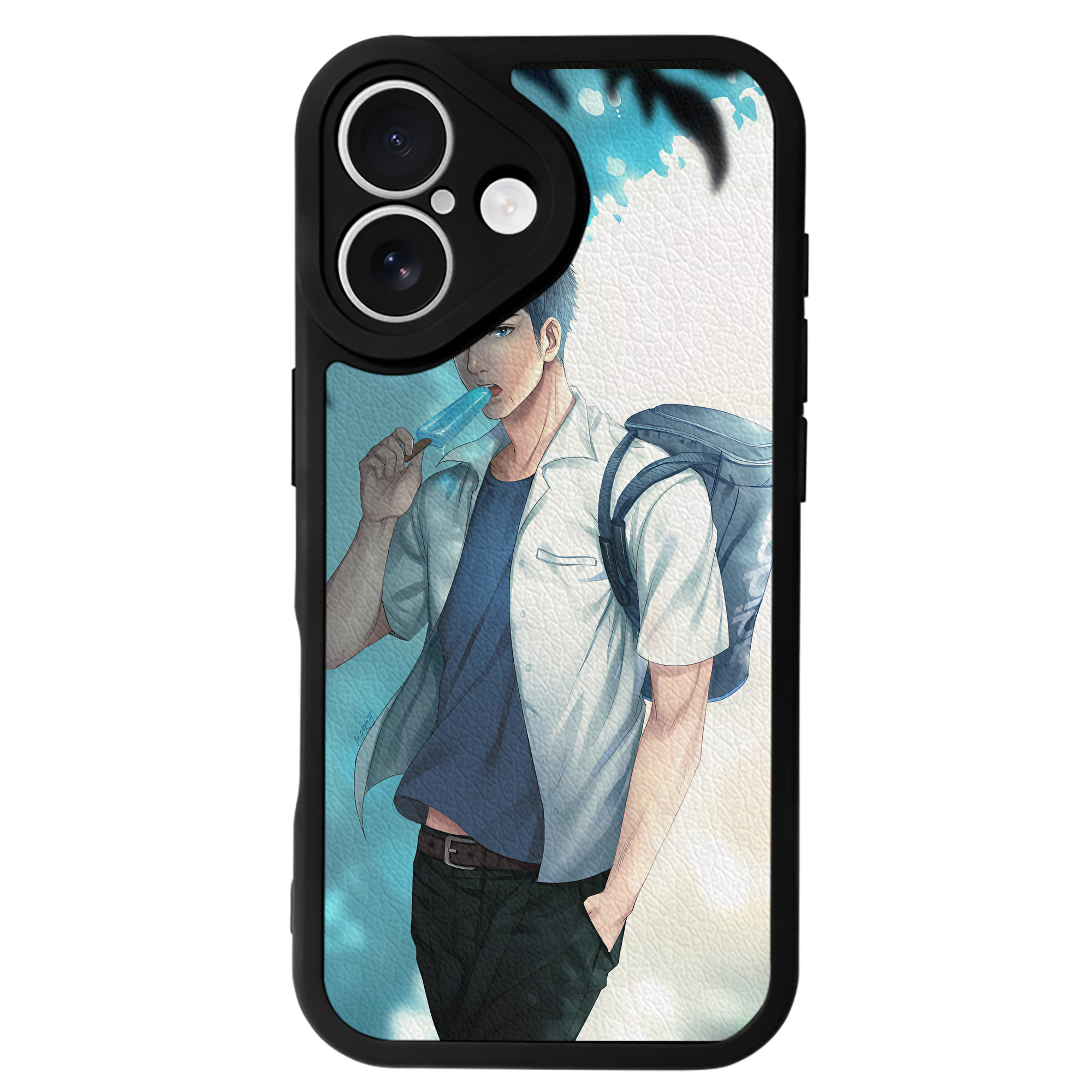 （画像用） SLAM DUNK／スラムダンク 【iPhone 16シリーズ対応】シリコンスマホケース（レザー調） 材質：シリコン